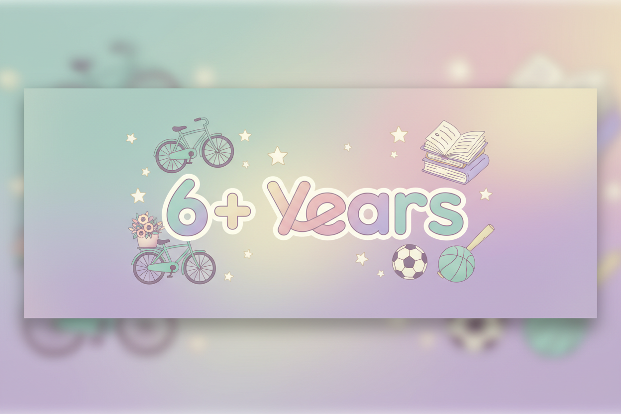 6+ Years / 6歲以上