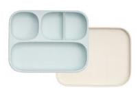 Moyuum Premium Silicon Suction Plate 4 Compartments 白金矽膠吸盤4格餐盒