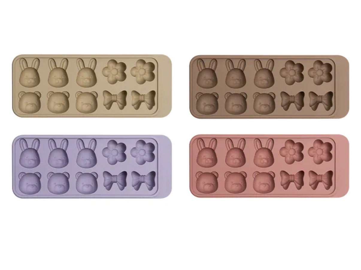 ROCOU Silicone Baby Food Animal Ice Tray