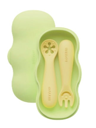 Moyuum Gummy Bear Series Starter Spoon and Fork Set小熊軟糖系列初級副食湯匙及叉套裝