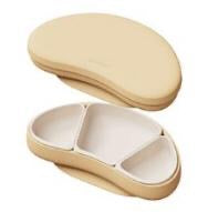 Moyuum Premium Silicon Suction Plate 3 Compartments 白金矽膠吸盤3格餐盒
