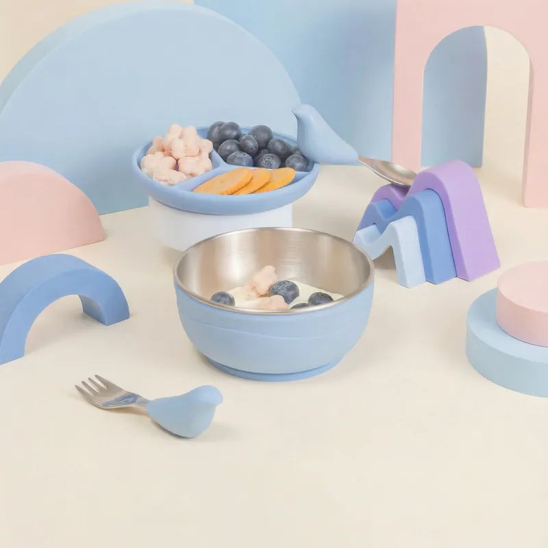 PICABOO 布咋寶學習餐具附可拆式吸盤 | Baby Dining Set with Detachable Suction