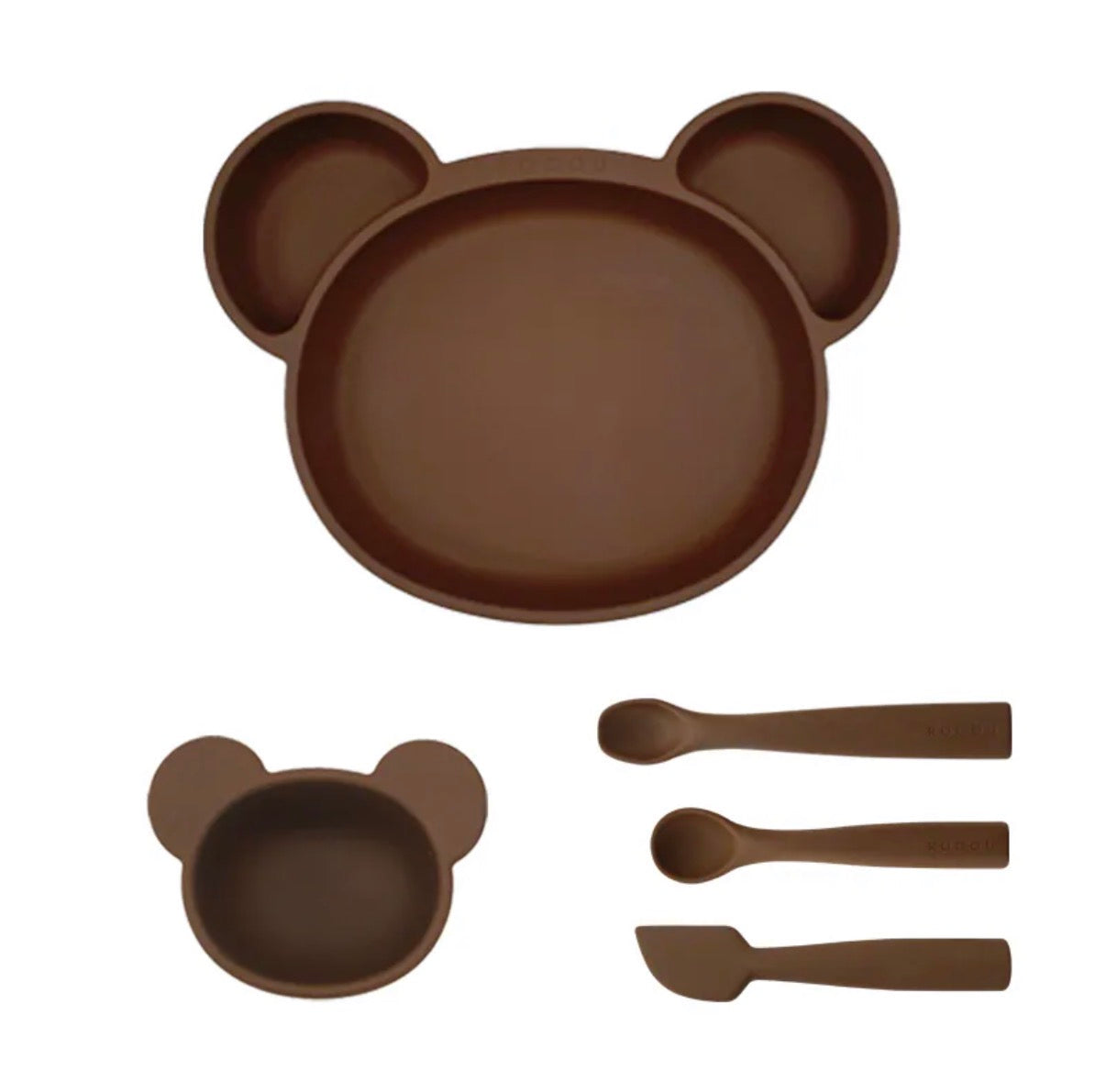 ROCOU Baby Food Starter 5 Set Bear Edition 副食品新手五件組—熊熊🐻