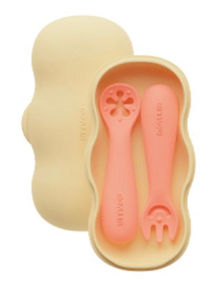 Moyuum Gummy Bear Series Starter Spoon and Fork Set小熊軟糖系列初級副食湯匙及叉套裝