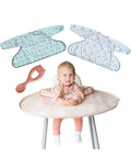 英國 Tidy Tot Bib & Tray Kit 飯衣連托盤套裝 (3件套裝) +矽膠匙羹套裝