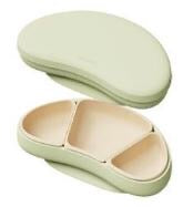 Moyuum Premium Silicon Suction Plate 3 Compartments 白金矽膠吸盤3格餐盒
