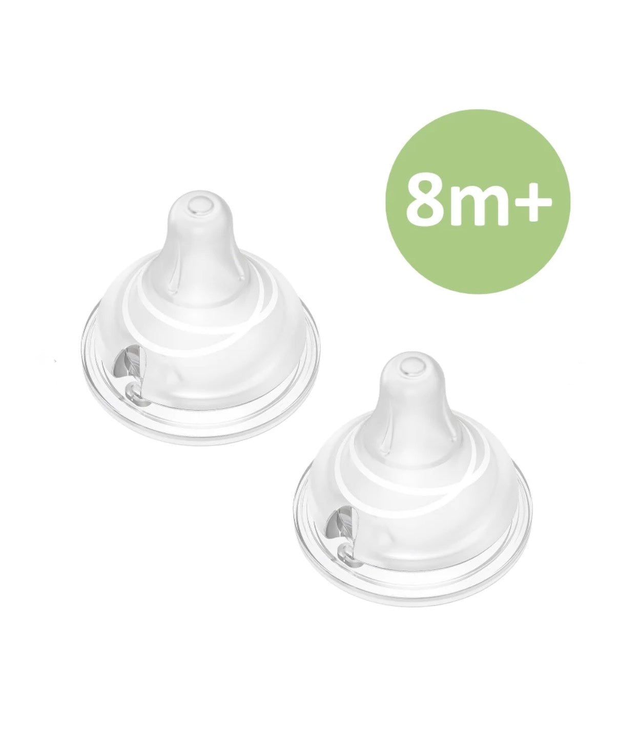 MOYUUM - Anti-colic Breastfeeding Nipple 2-Pack (Stage 4, Size X: Recommended for approximately 8 months and older)防漲氣仿母乳奶嘴2入(第四階段X碼: 建議約8個月以上)
