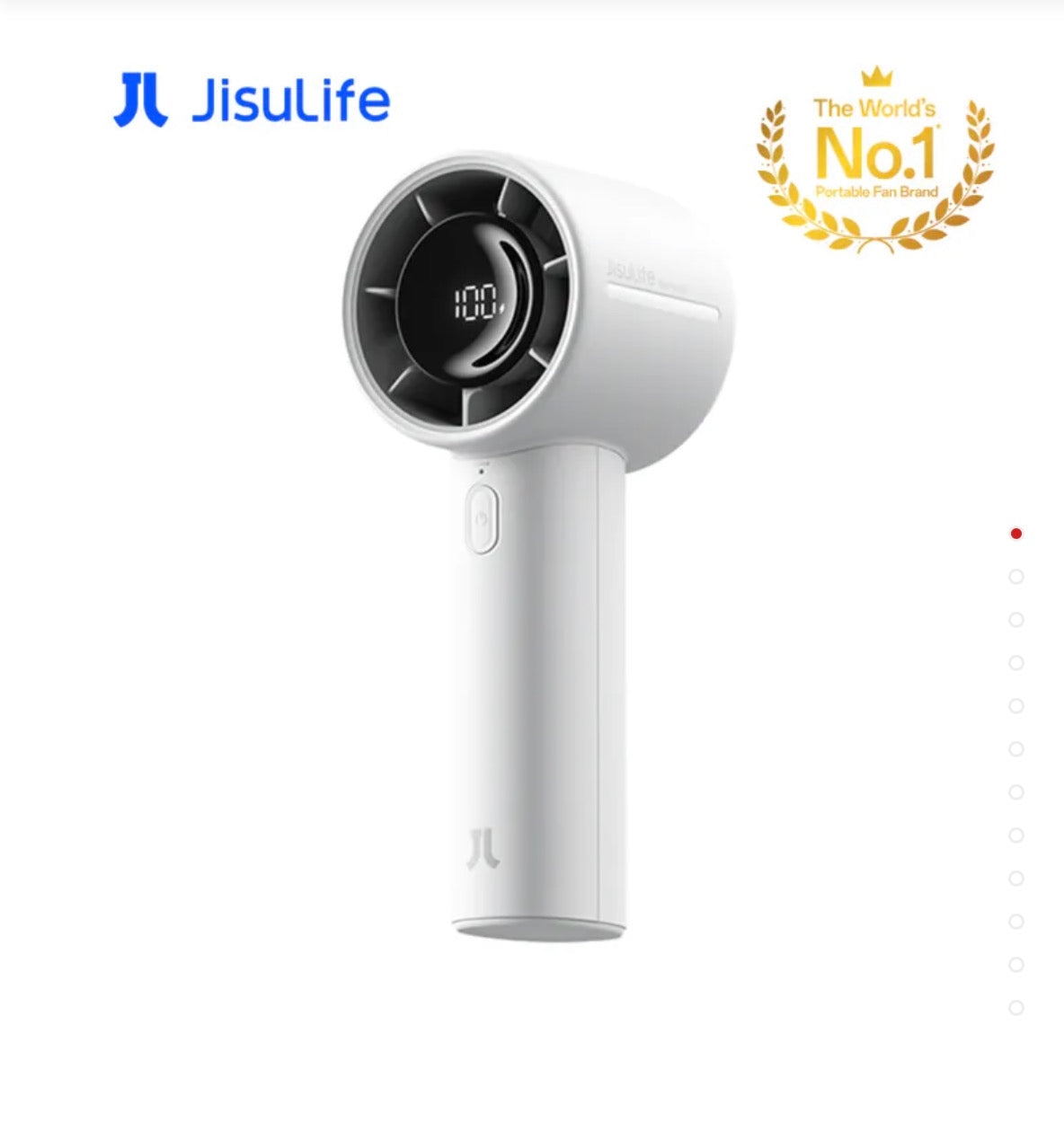 JisuLife Life10 S 超續航手持小風扇 | Handheld Portable Fan Long Battery Life