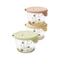 Moyuum x Locknlock Baby Food Glass Containers 3-Pack 嬰兒輔食玻璃容器 3 件裝