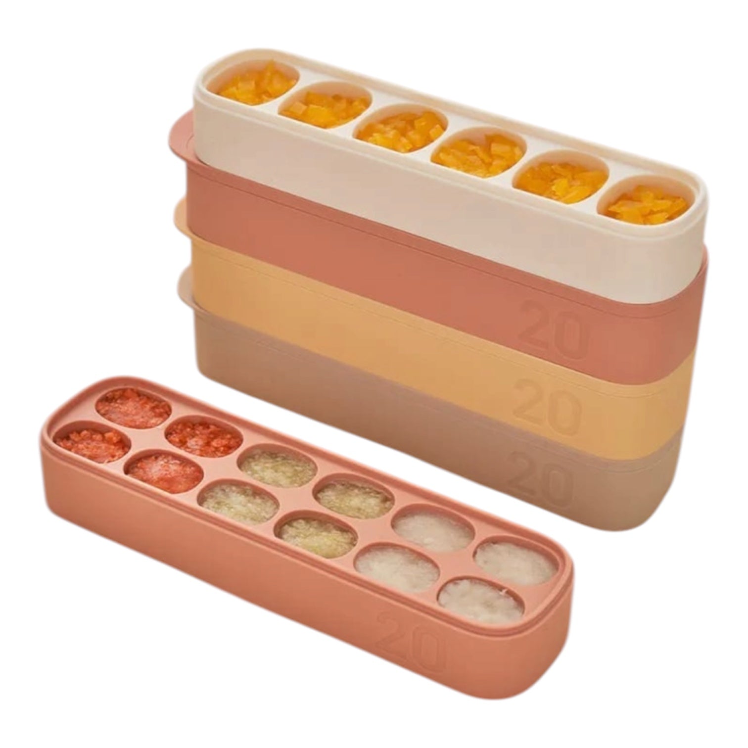 Moyuum Double-Sealed Silicone Multi Cube 白金矽膠嬰兒食品儲存器