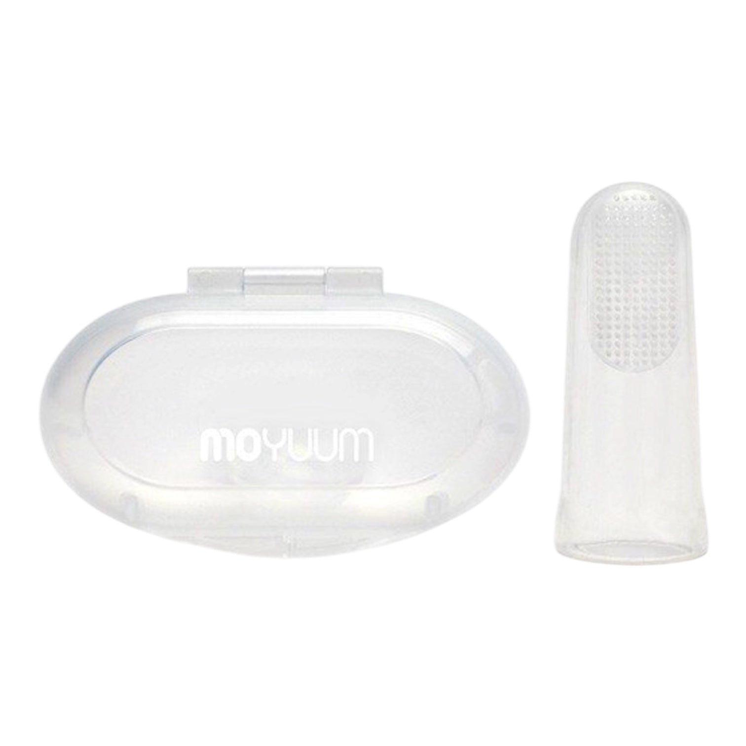 MOYUUM - Baby Silicone Finger Toothbrush with Case (2 pieces) ￼嬰兒矽膠手指牙刷連盒（兩隻）