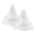Mother-K Wide-Neck Anti-Colic Nipple (2pcs) 寬口防脹氣奶嘴 | Beesmart HK