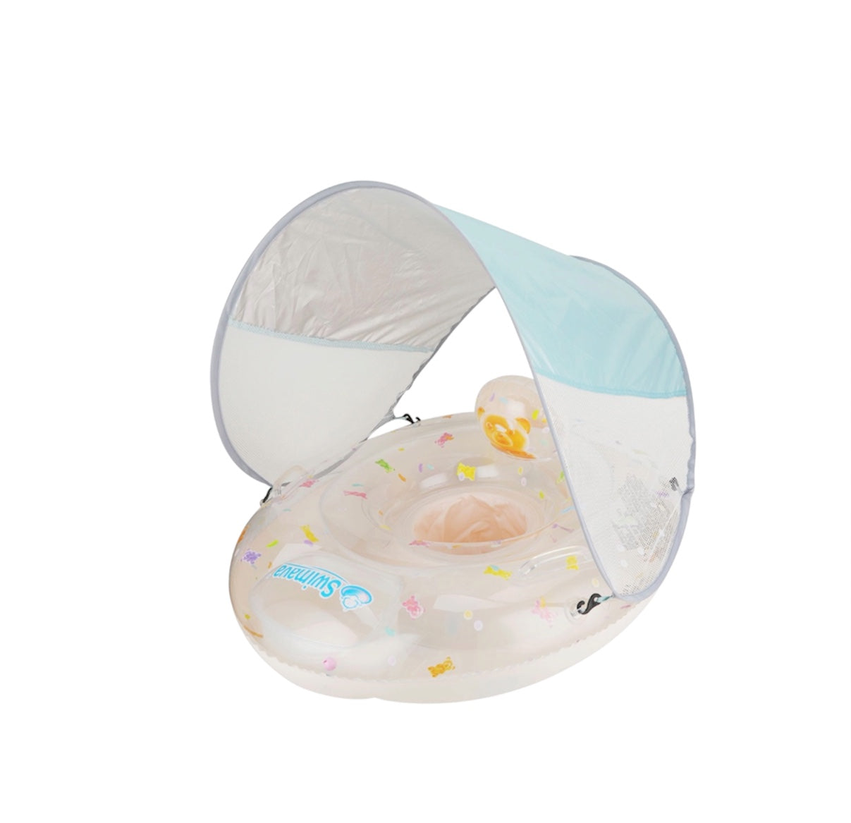 Swimava Swim Seat with Canopy Gummy Bear- 嬰兒游泳坐兜遮陽篷小熊軟糖